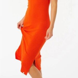 Rip Curl Vibrant Orange Maxi Dress